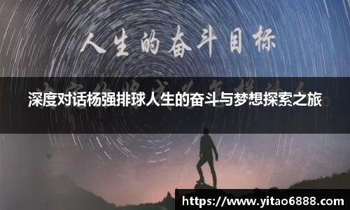 深度对话杨强排球人生的奋斗与梦想探索之旅